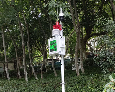 宿州市园林管理服务中心 社会生活公园2套噪声监测站安装完成