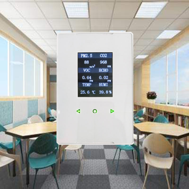 壁挂式智能室内环境监测仪